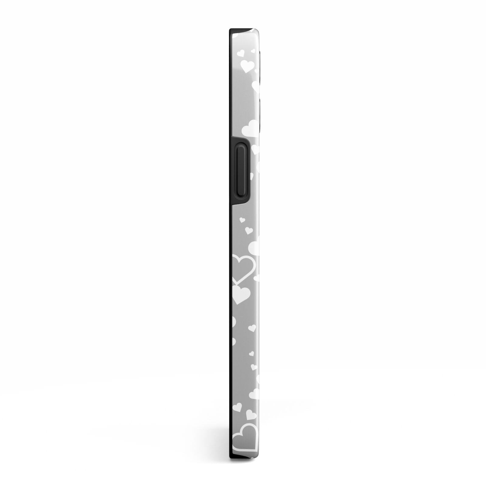 White Heart iPhone 13 Pro Max Side Image 3D Tough Case