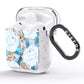 White Peonies AirPods Glitter Case Side Image