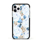 White Peonies Apple iPhone 11 Pro in Silver with Black Impact Case