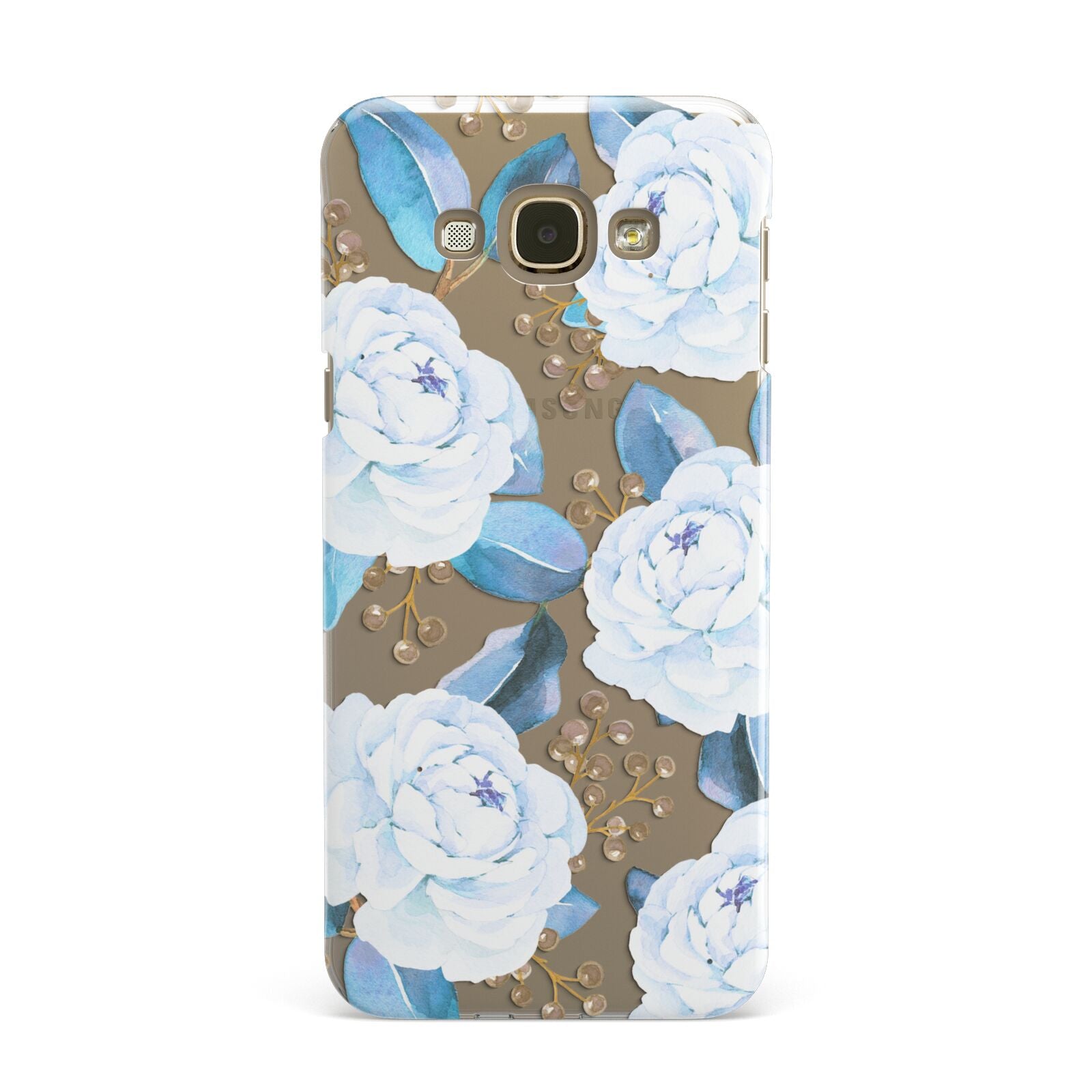 White Peonies Samsung Galaxy A8 Case