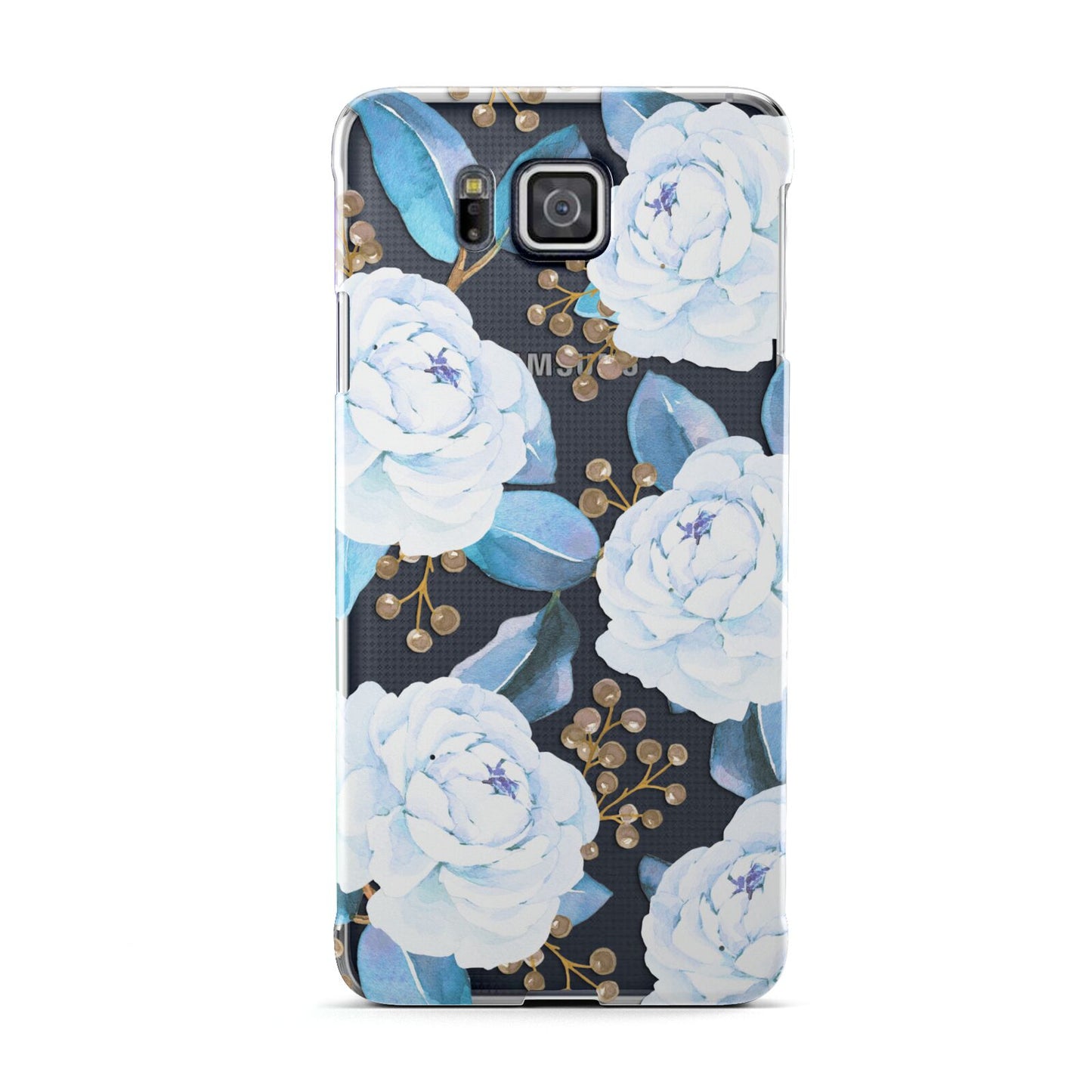 White Peonies Samsung Galaxy Alpha Case