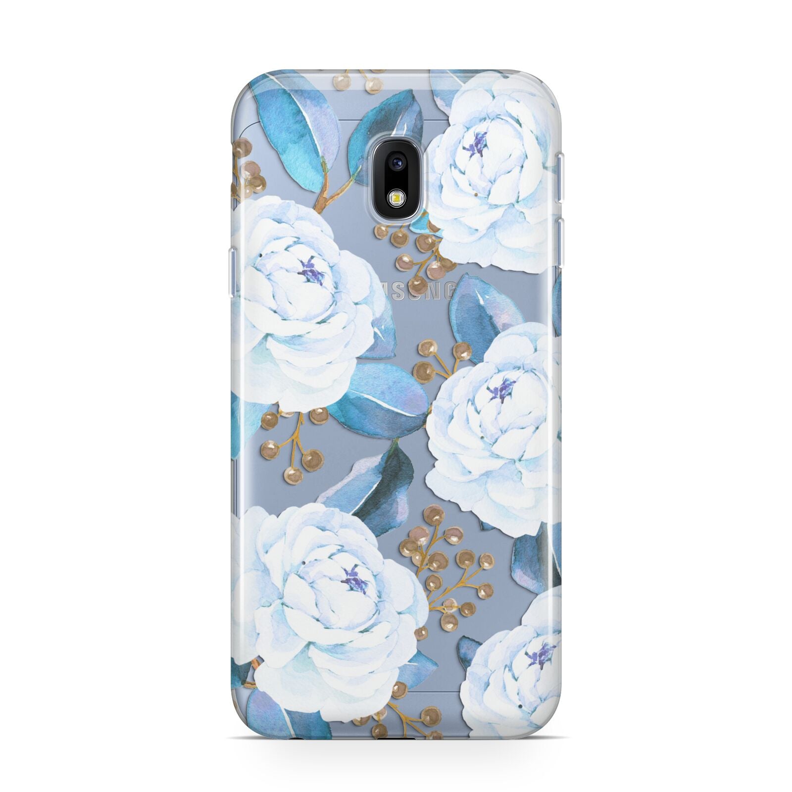 White Peonies Samsung Galaxy J3 2017 Case