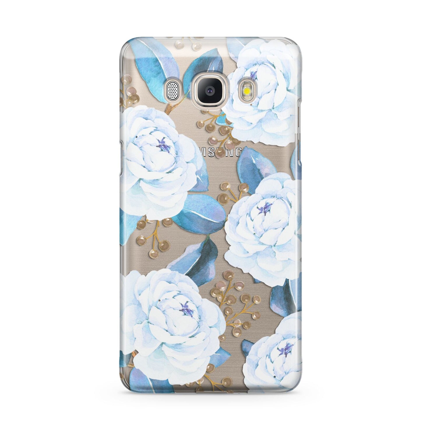 White Peonies Samsung Galaxy J5 2016 Case