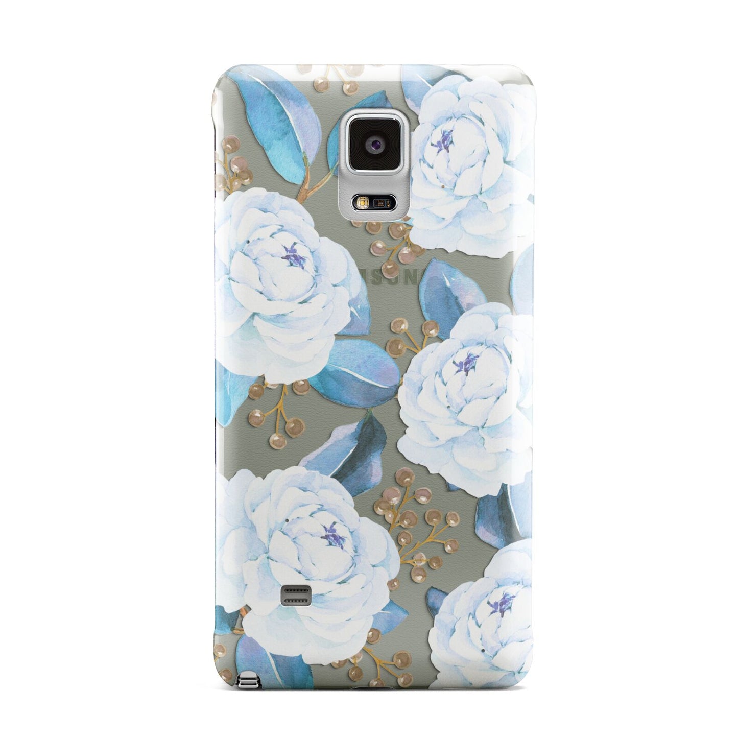 White Peonies Samsung Galaxy Note 4 Case