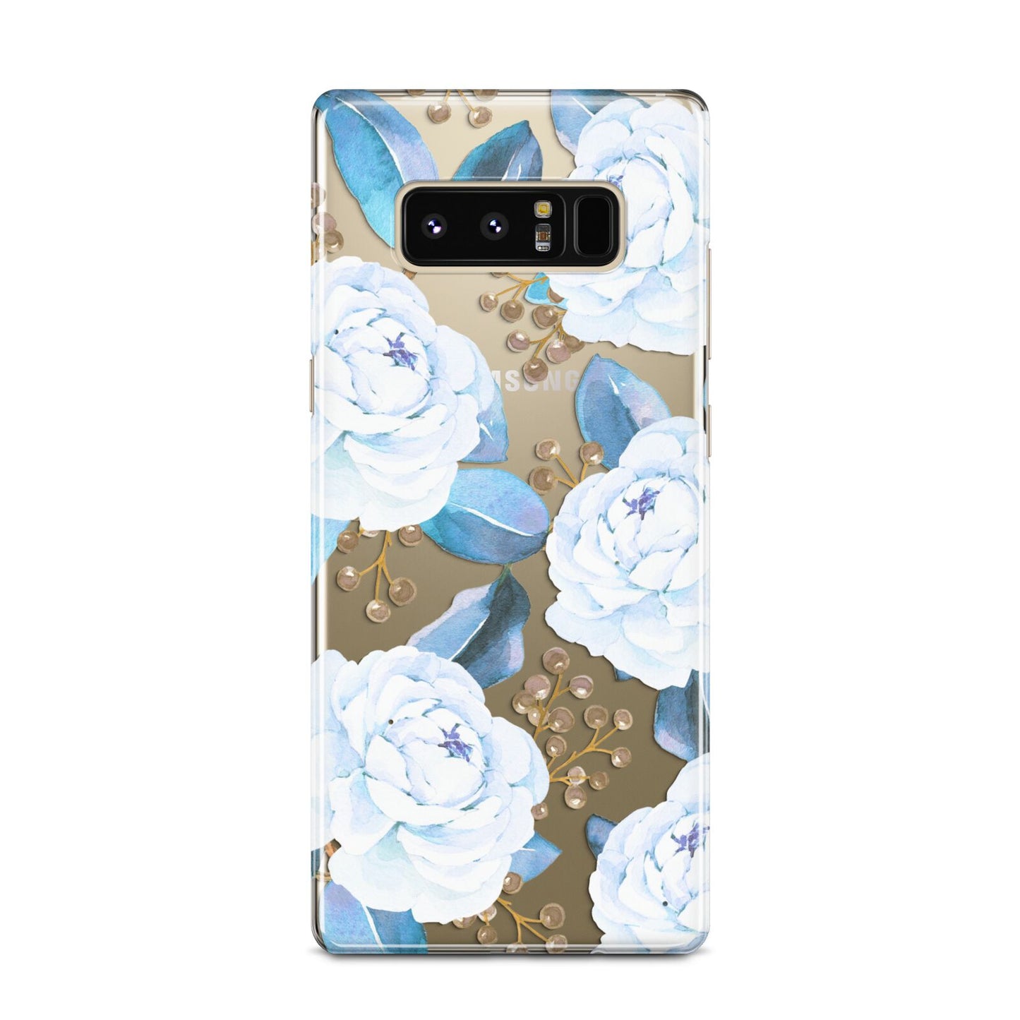 White Peonies Samsung Galaxy Note 8 Case