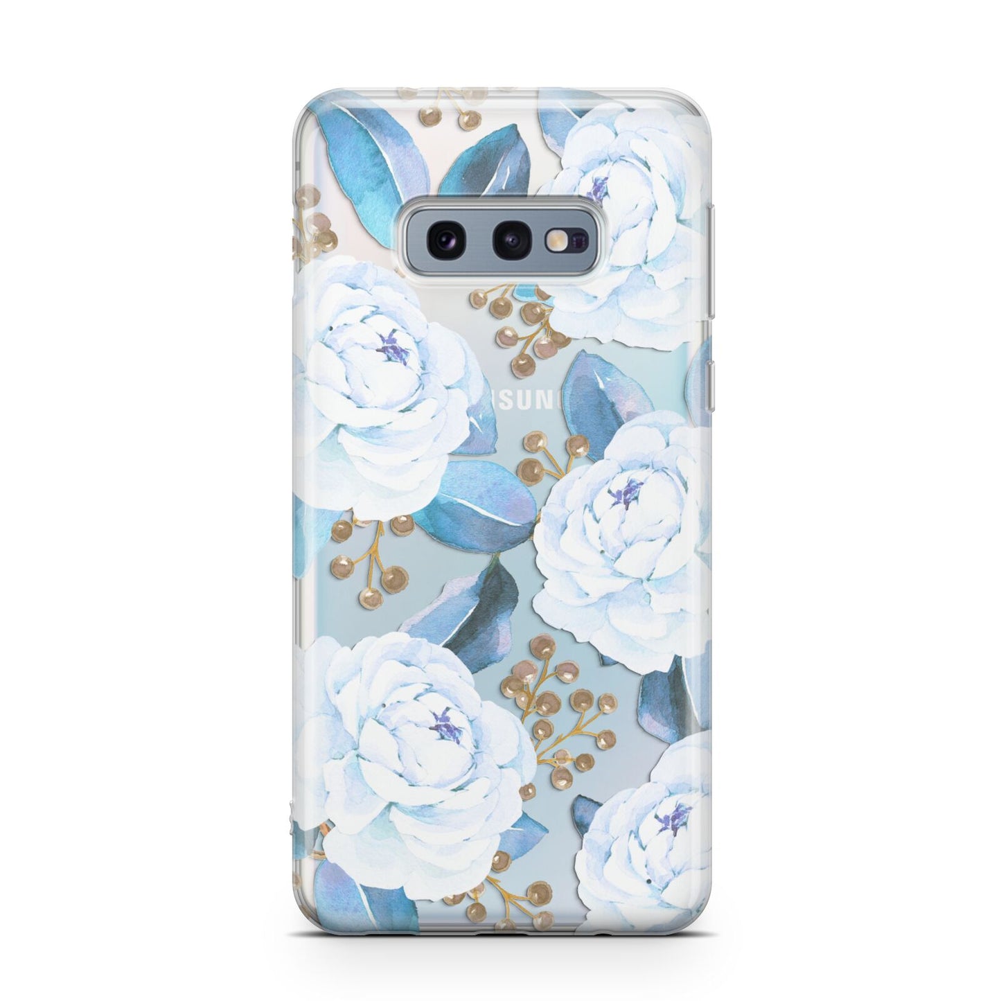 White Peonies Samsung Galaxy S10E Case
