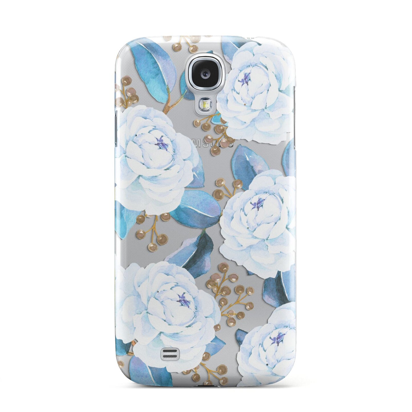 White Peonies Samsung Galaxy S4 Case
