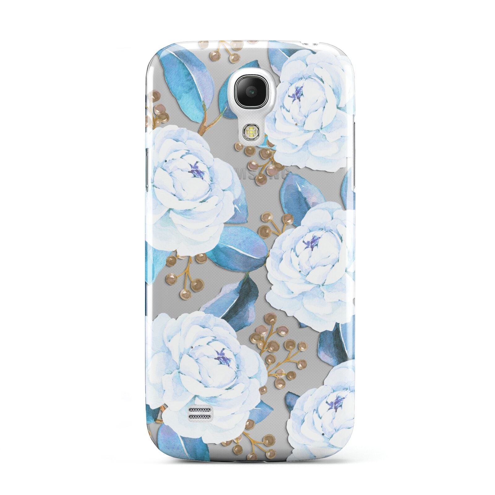 White Peonies Samsung Galaxy S4 Mini Case