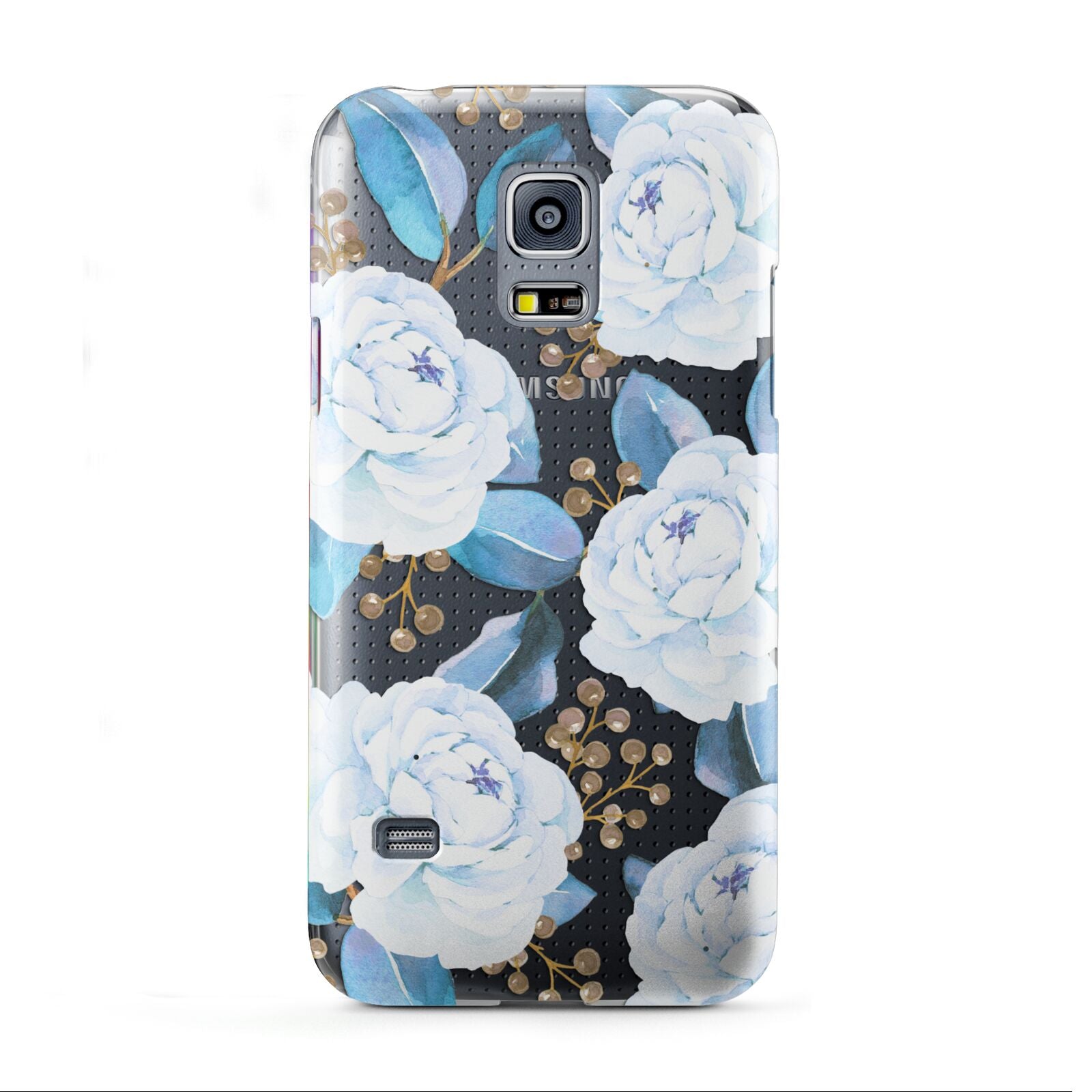White Peonies Samsung Galaxy S5 Mini Case
