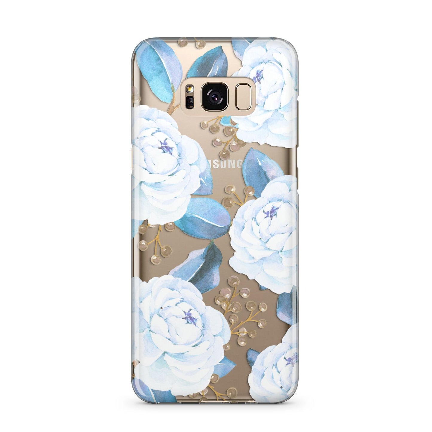 White Peonies Samsung Galaxy S8 Plus Case