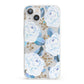 White Peonies iPhone 13 Clear Bumper Case