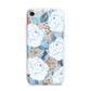 White Peonies iPhone 7 Bumper Case on Silver iPhone