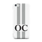 White Personalised Initials Apple iPhone 5c Case