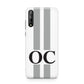 White Personalised Initials Huawei Enjoy 10s Phone Case
