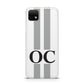 White Personalised Initials Huawei Enjoy 20 Phone Case