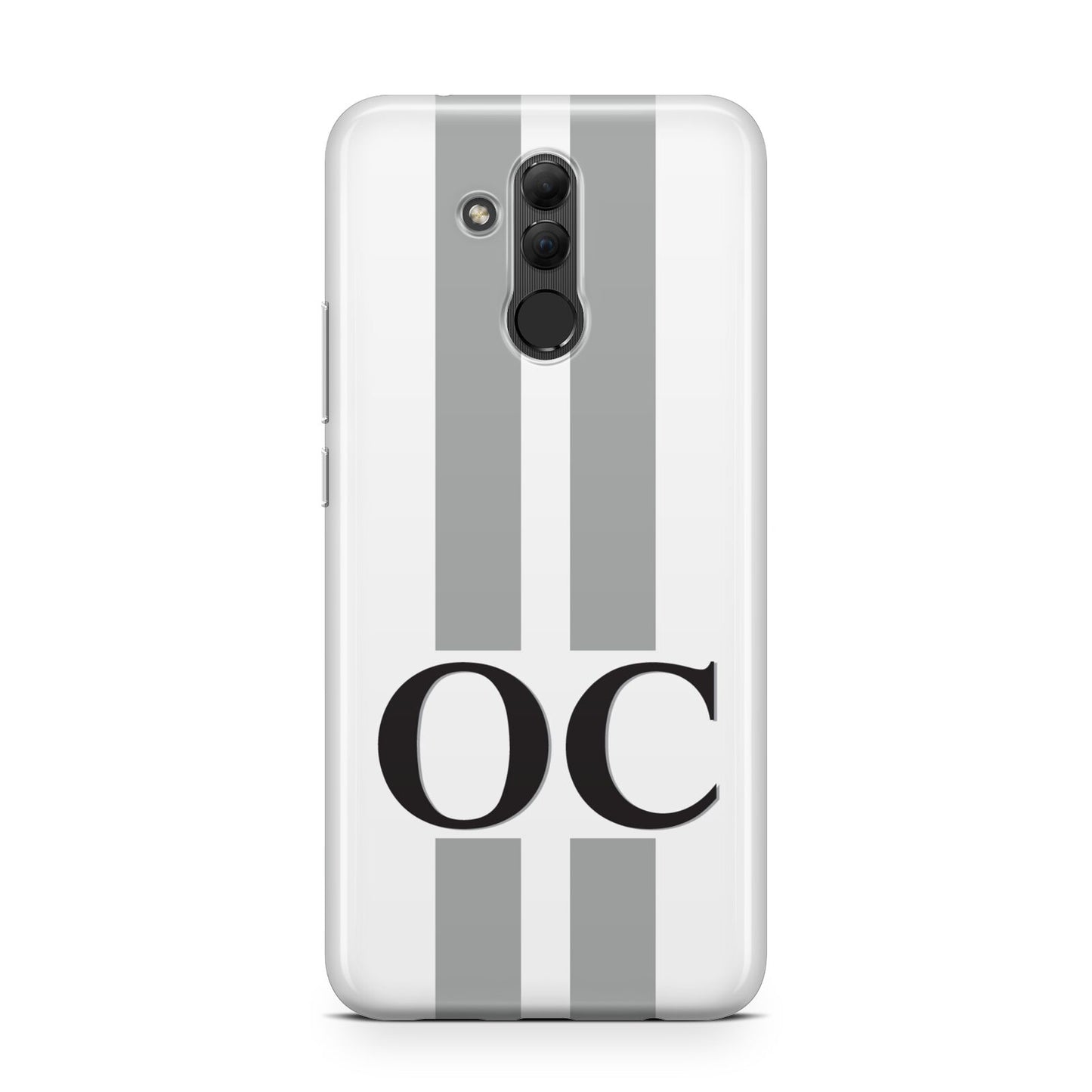 White Personalised Initials Huawei Mate 20 Lite