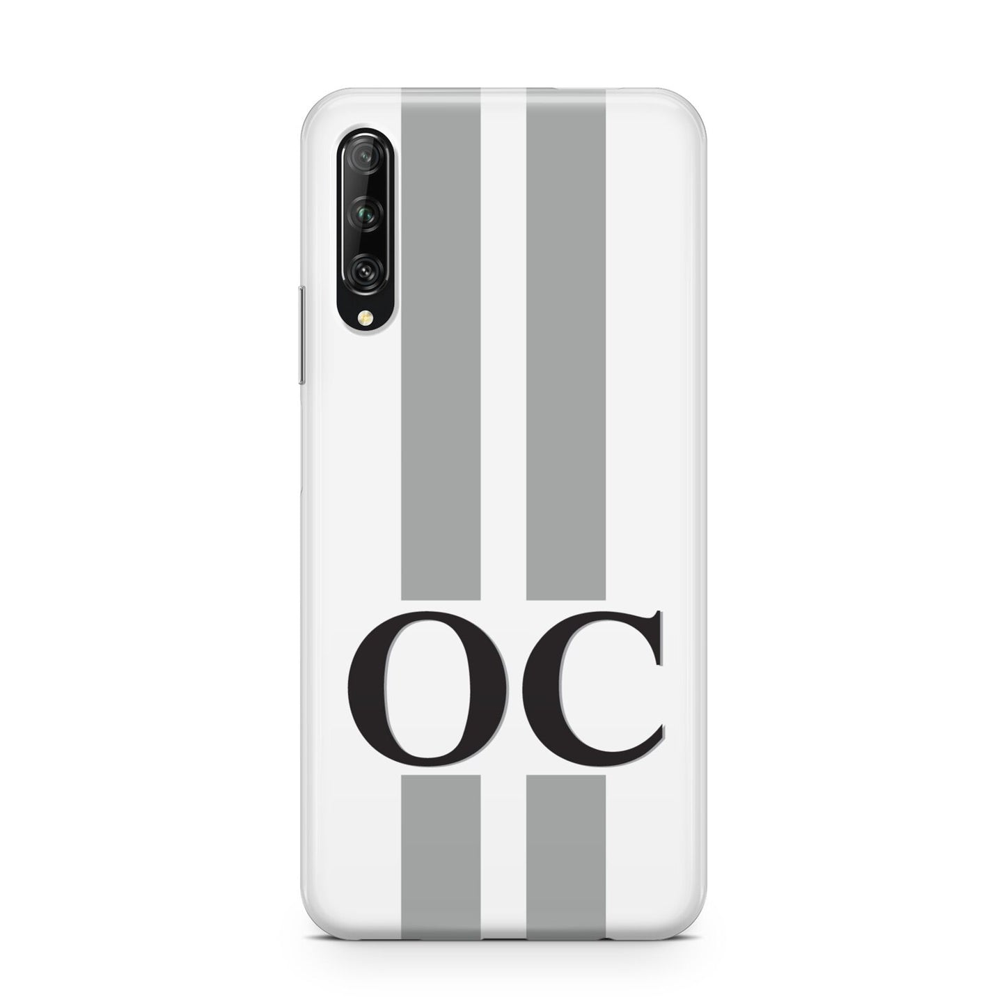 White Personalised Initials Huawei P Smart Pro 2019