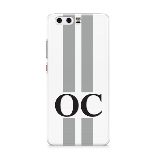 White Personalised Initials Huawei P10 Phone Case