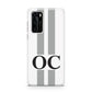 White Personalised Initials Huawei P40 Phone Case