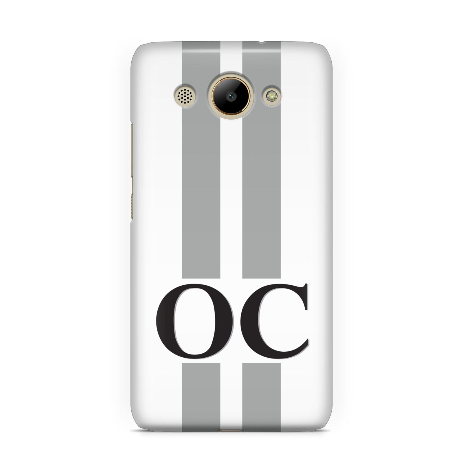 White Personalised Initials Huawei Y3 2017