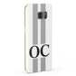 White Personalised Initials Samsung Galaxy Case Fourty Five Degrees