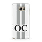 White Personalised Initials Samsung Galaxy Note 5 Case
