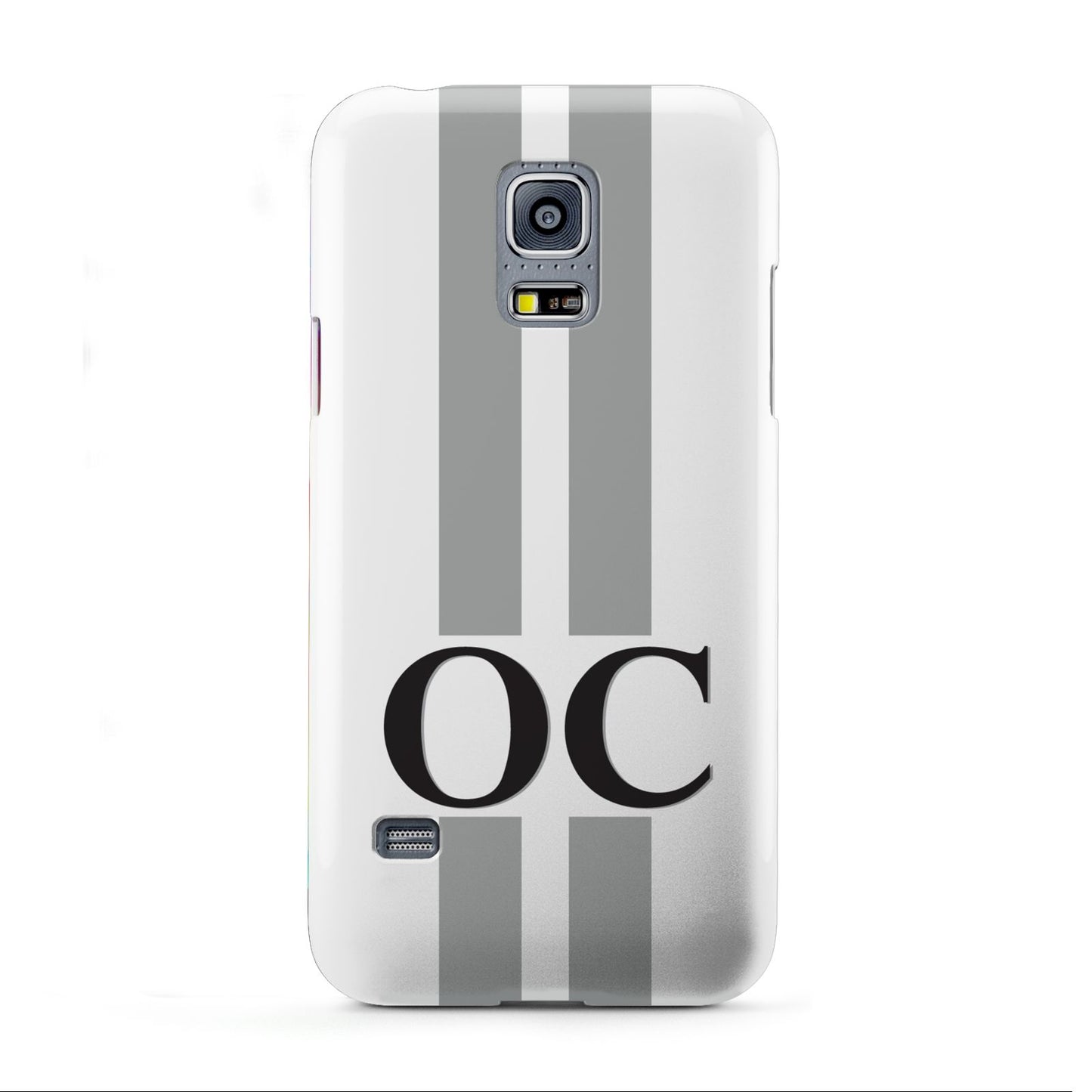 White Personalised Initials Samsung Galaxy S5 Mini Case
