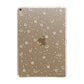 White Planets Apple iPad Gold Case