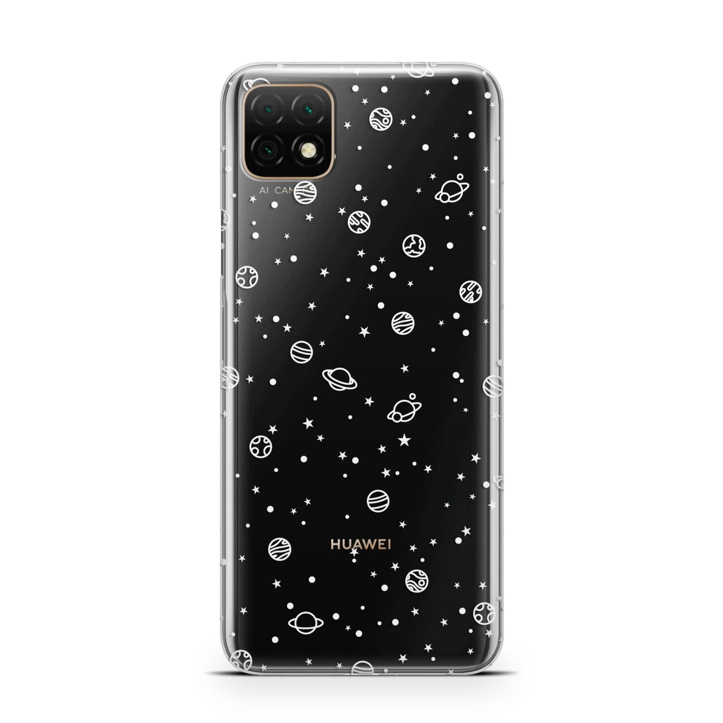 White Planets Huawei Enjoy 20 Phone Case