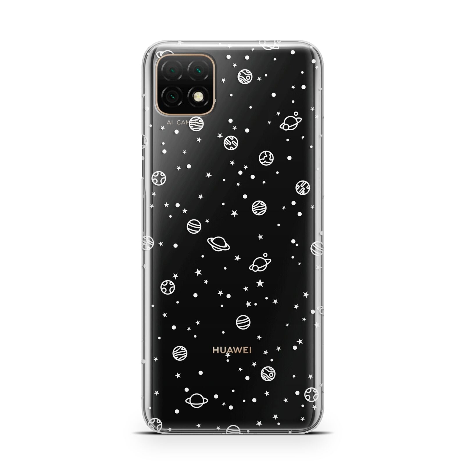 White Planets Huawei Enjoy 20 Phone Case