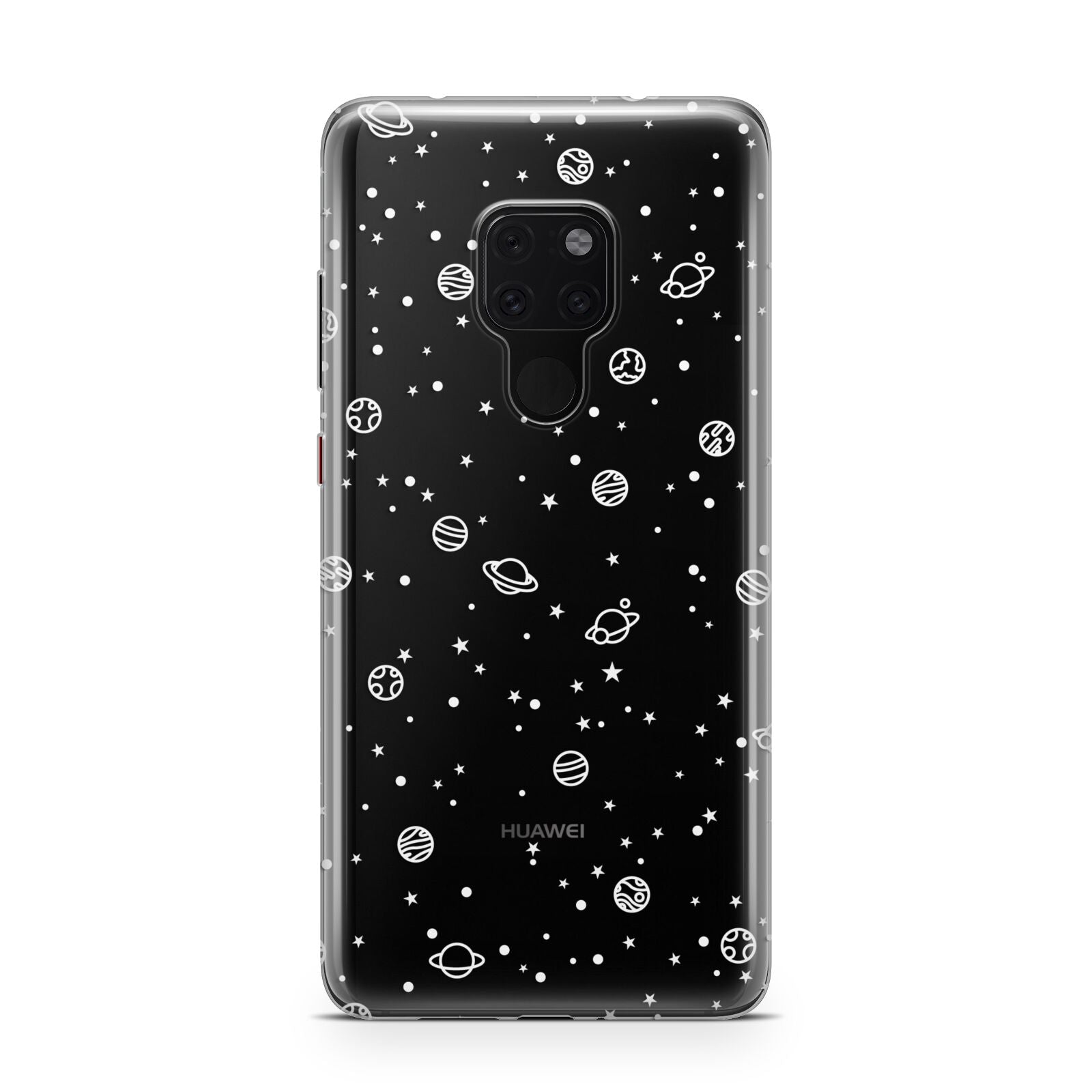 White Planets Huawei Mate 20 Phone Case