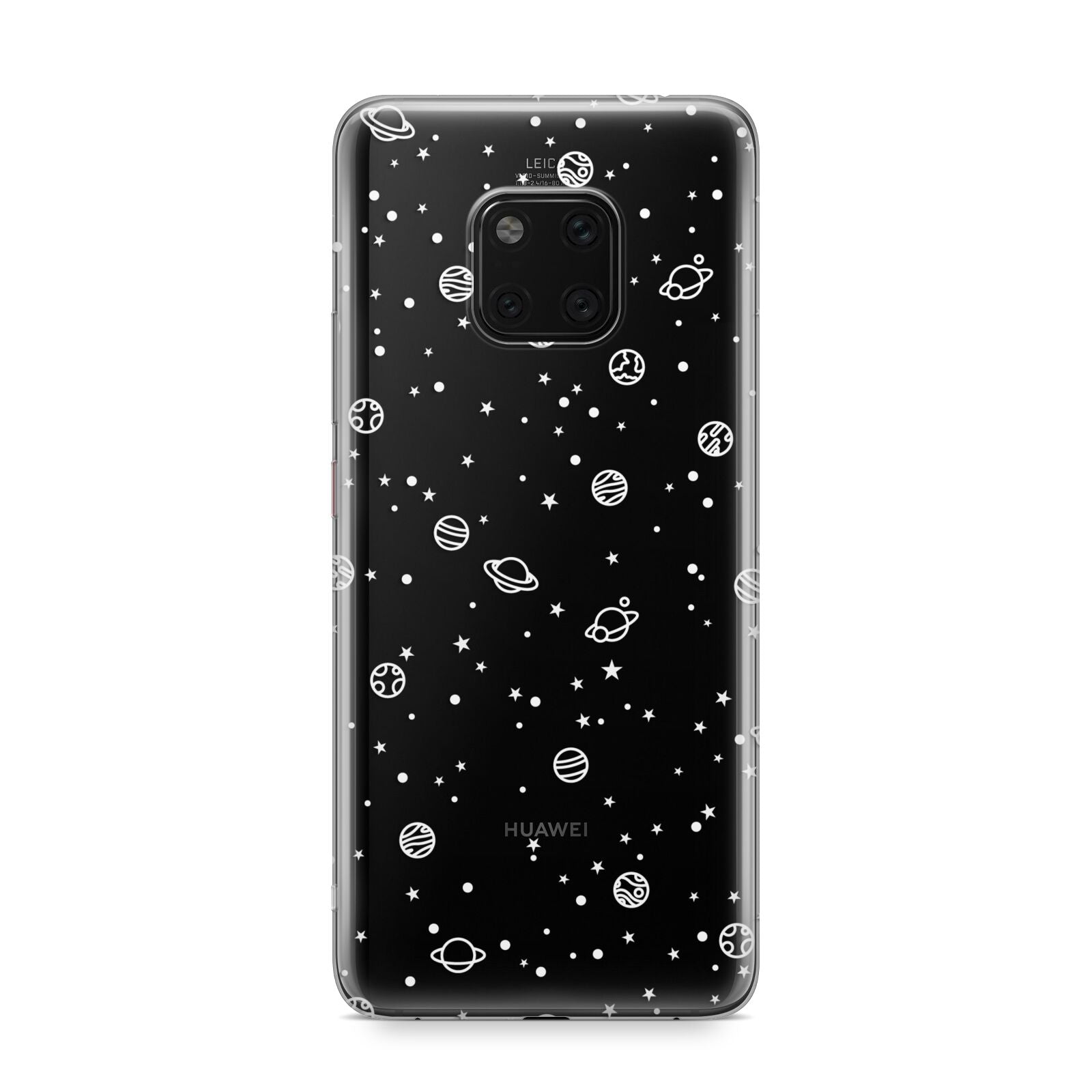 White Planets Huawei Mate 20 Pro Phone Case