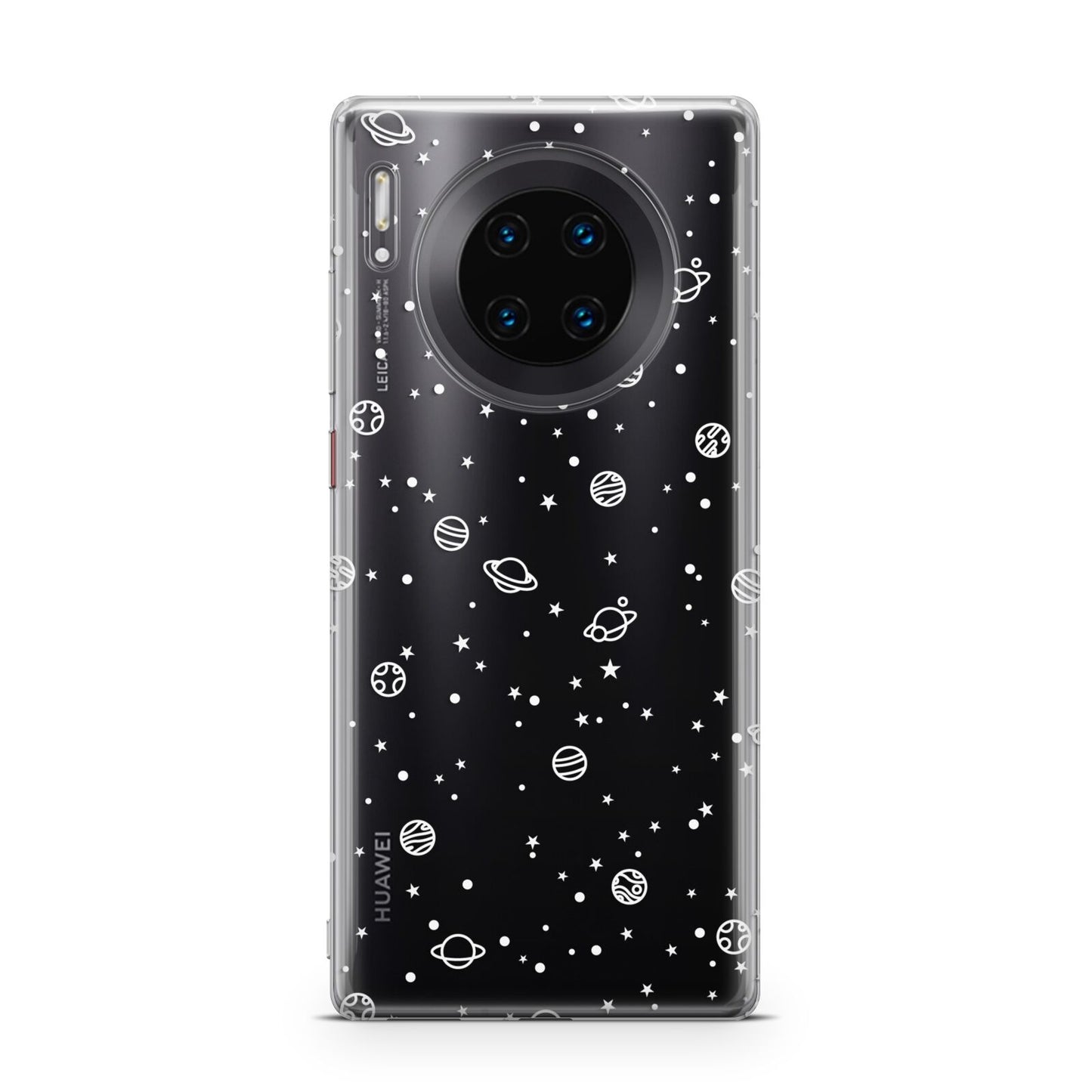 White Planets Huawei Mate 30 Pro Phone Case