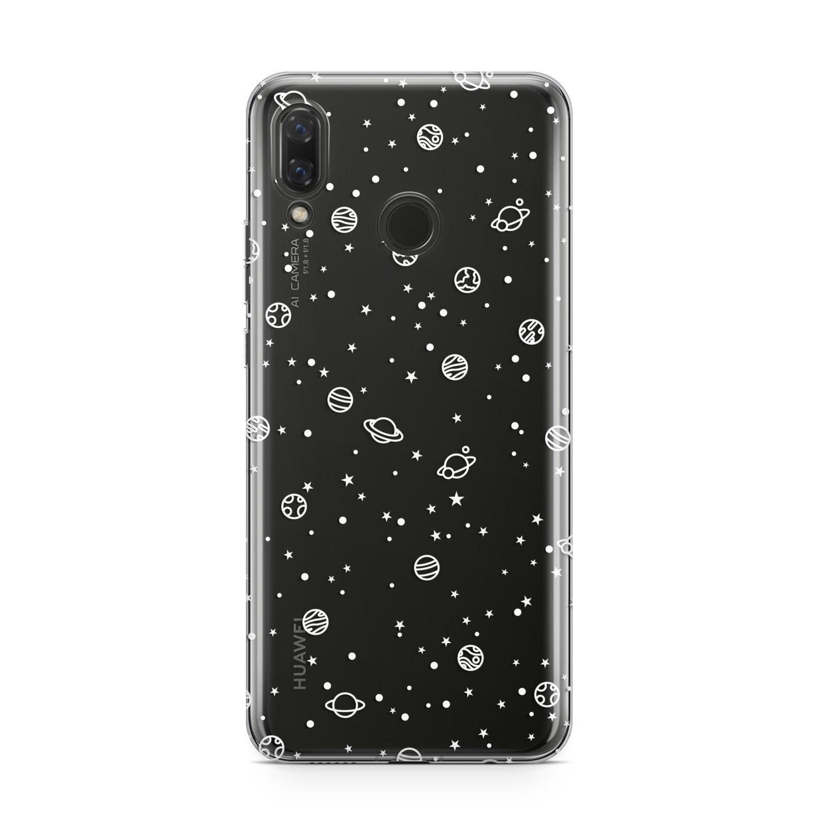White Planets Huawei Nova 3 Phone Case