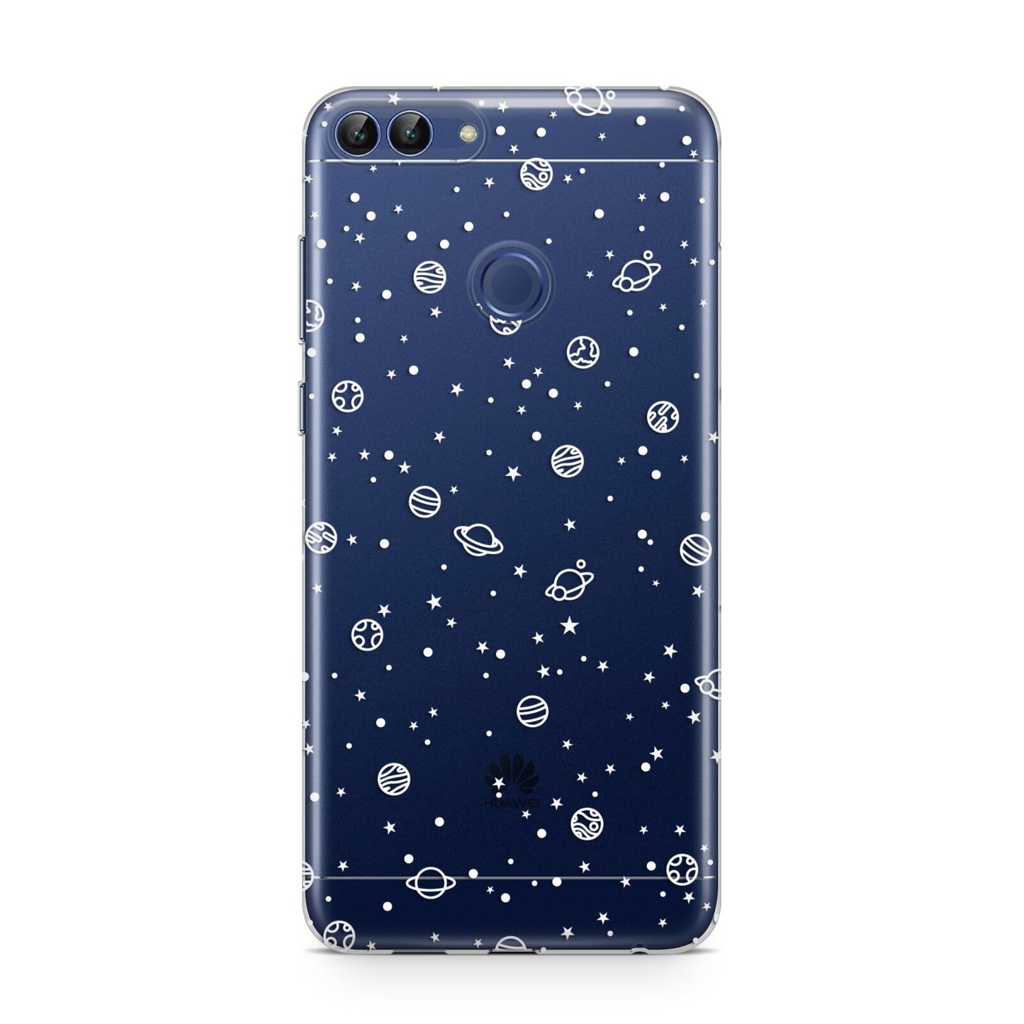 White Planets Huawei P Smart Case