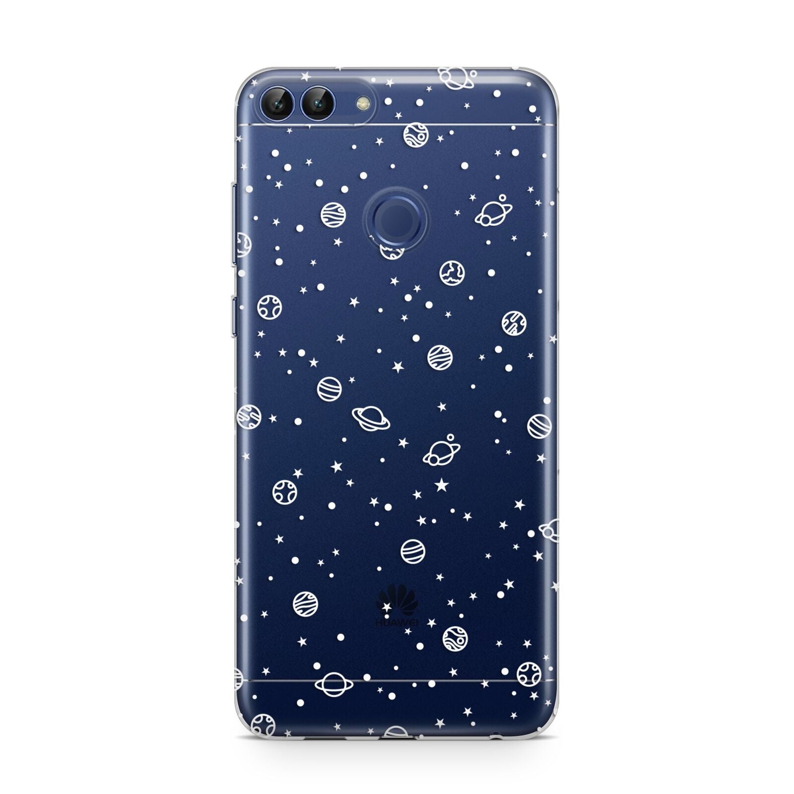 White Planets Huawei P Smart Case