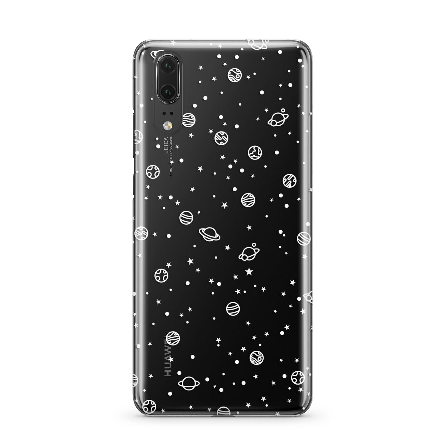White Planets Huawei P20 Phone Case