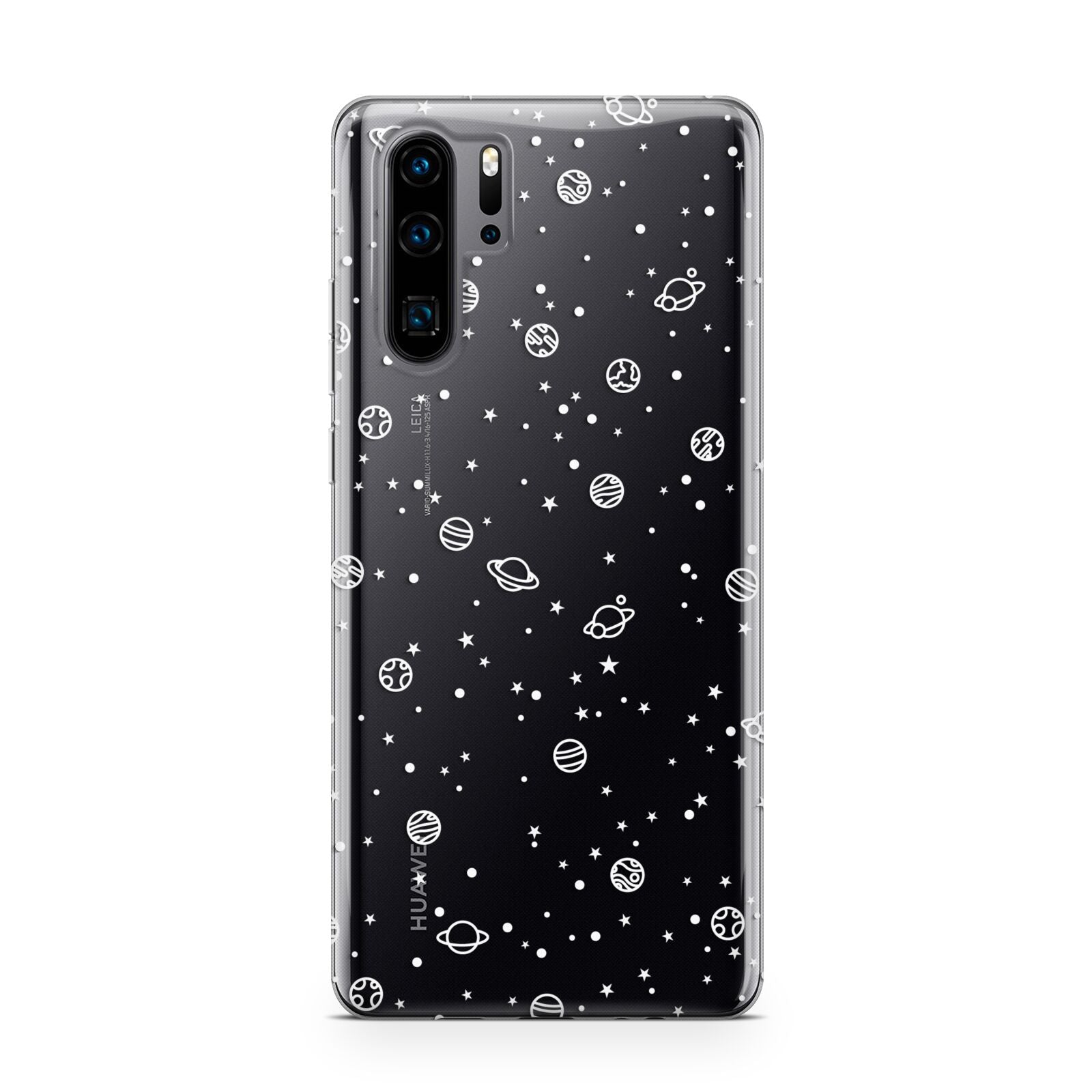 White Planets Huawei P30 Pro Phone Case