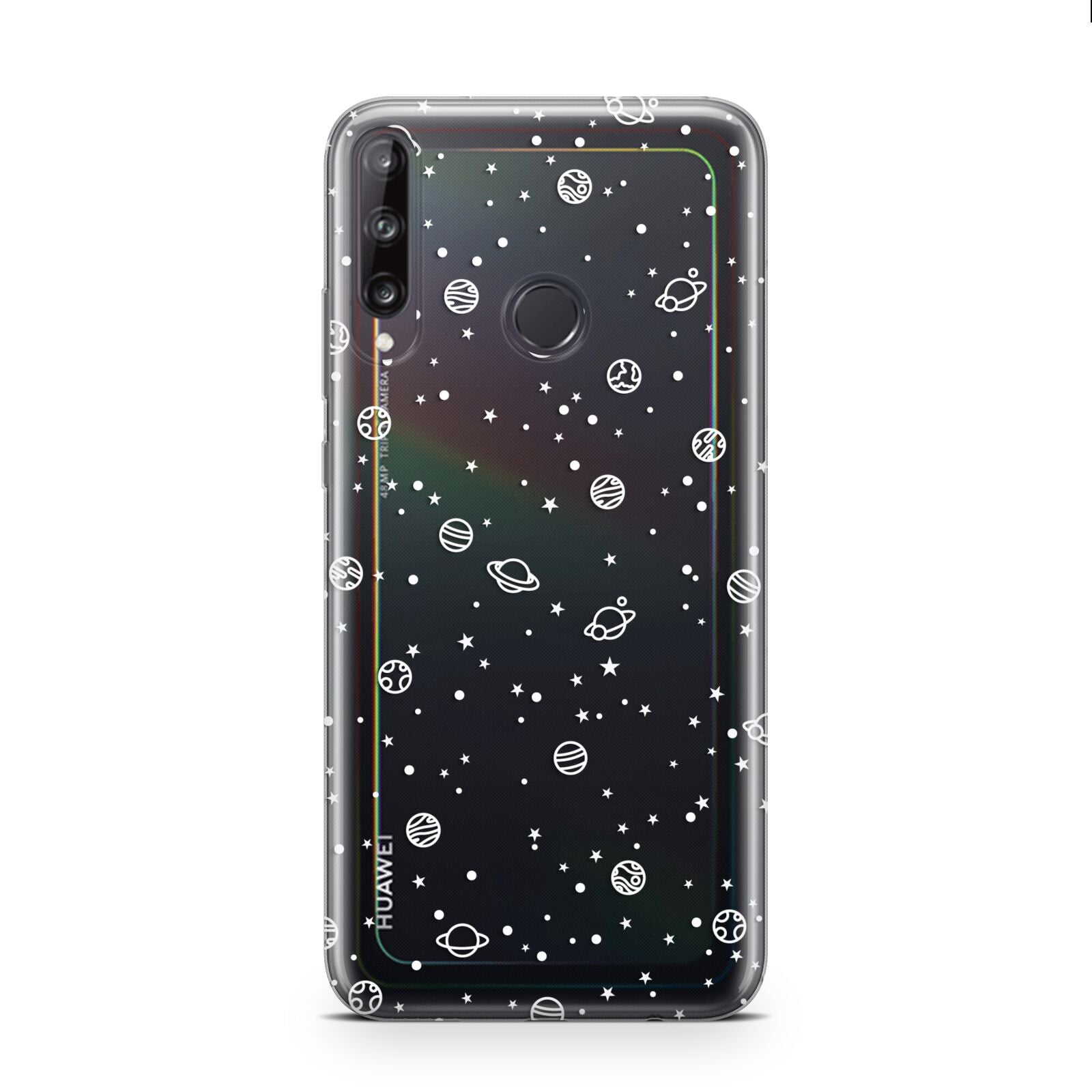 White Planets Huawei P40 Lite E Phone Case