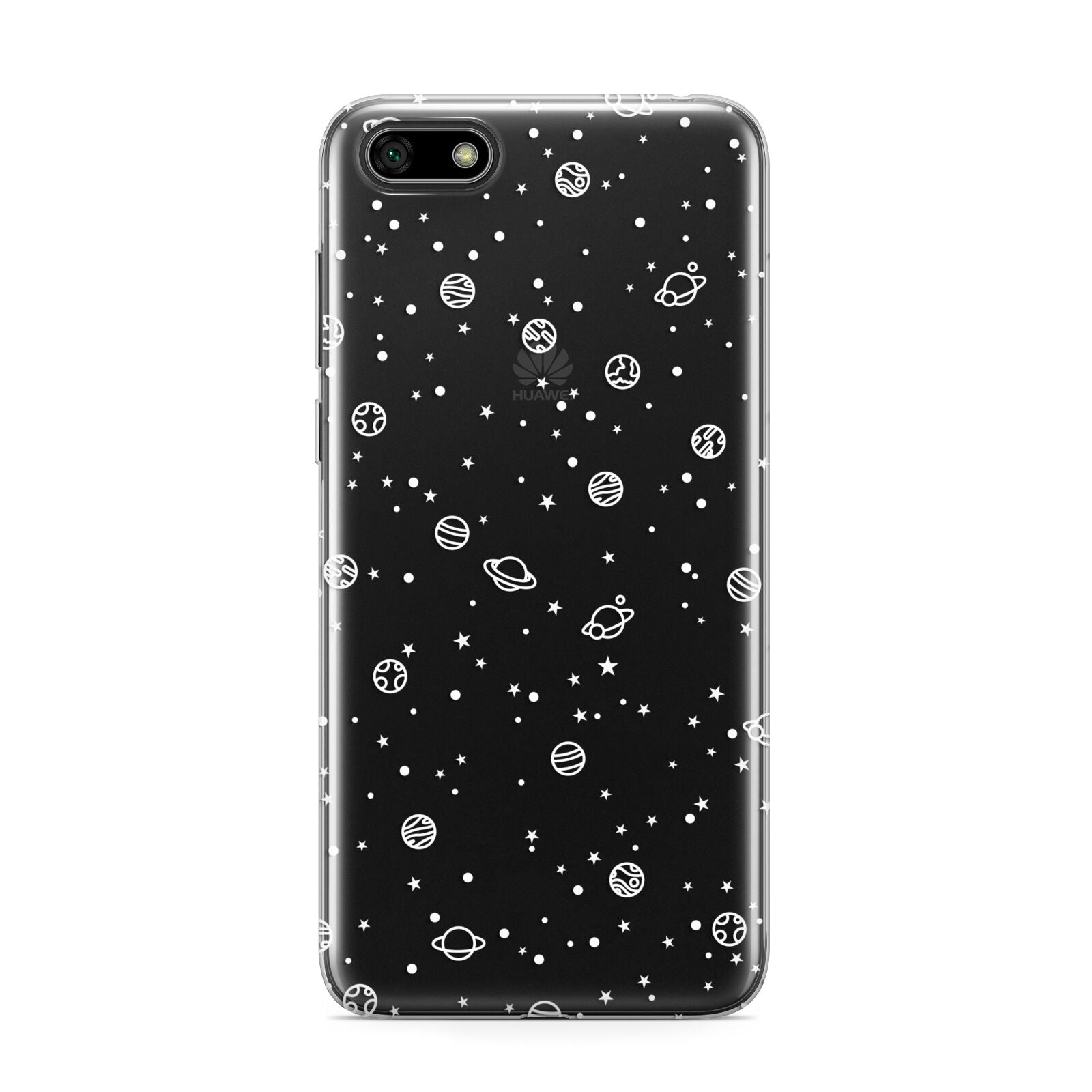 White Planets Huawei Y5 Prime 2018 Phone Case