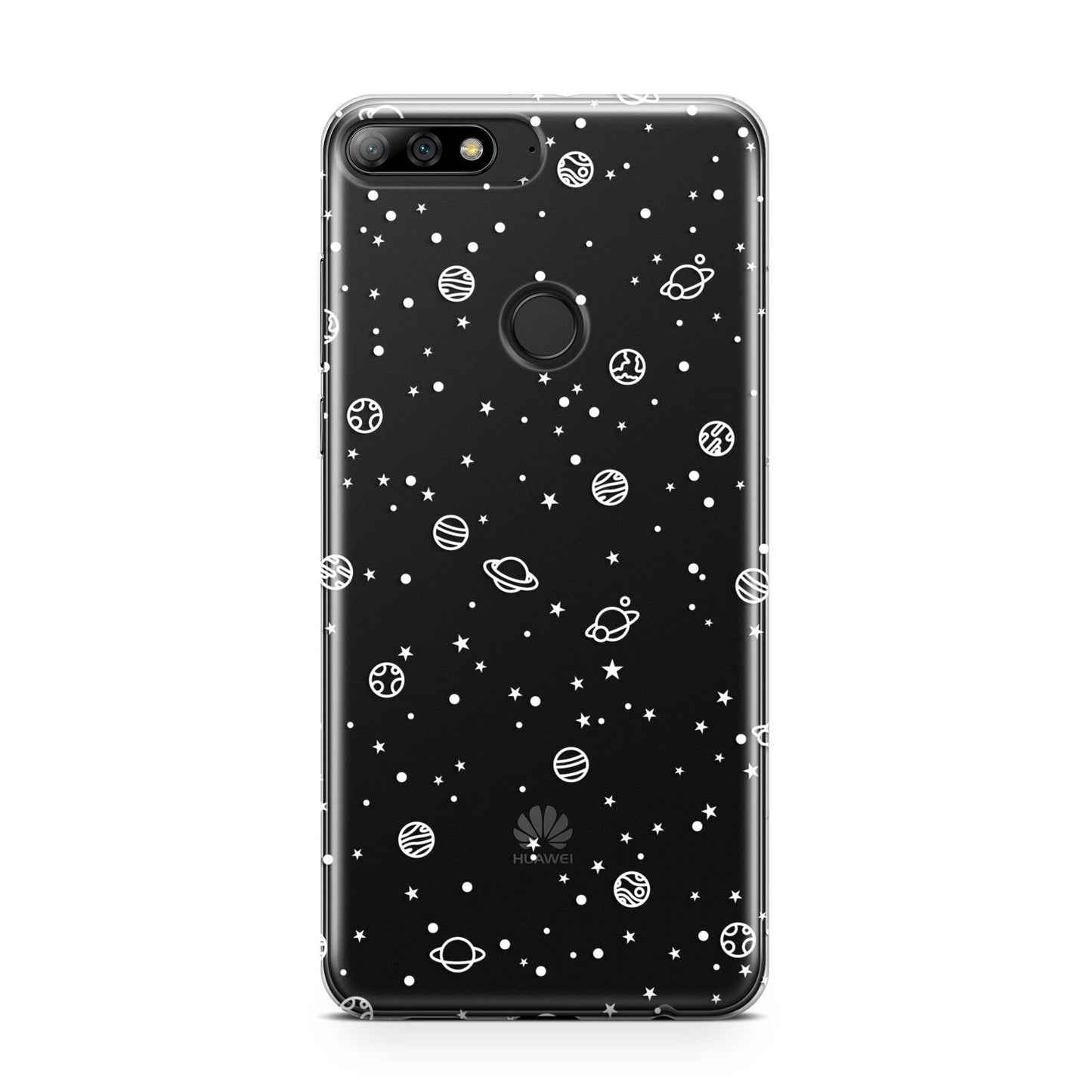 White Planets Huawei Y7 2018