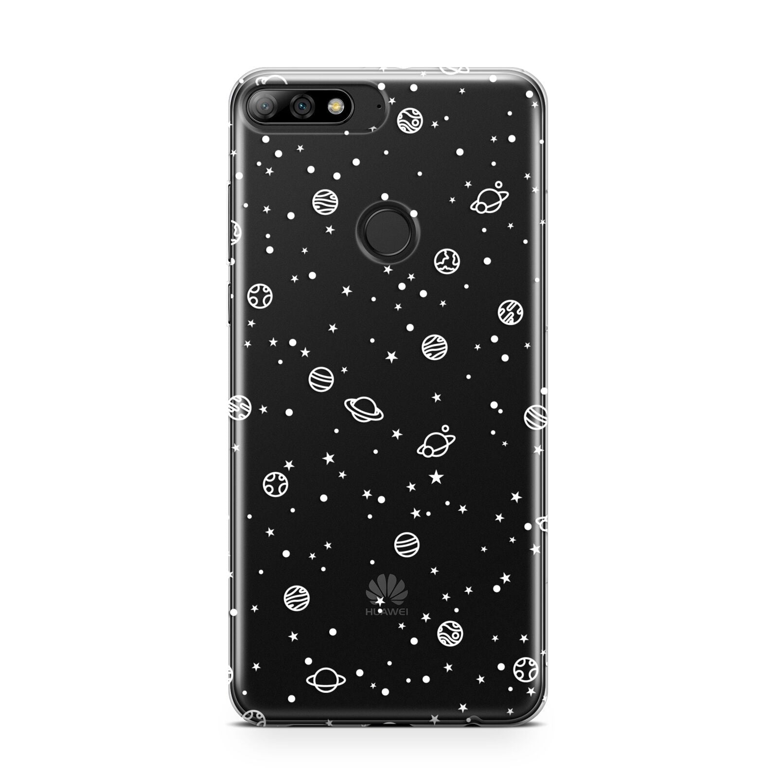 White Planets Huawei Y7 2018