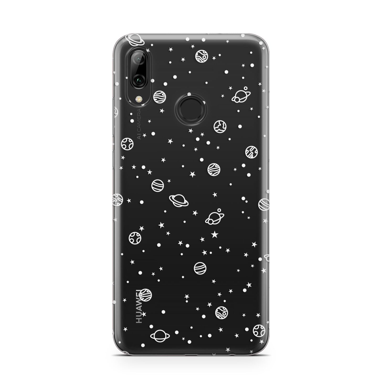 White Planets Huawei Y7 2019