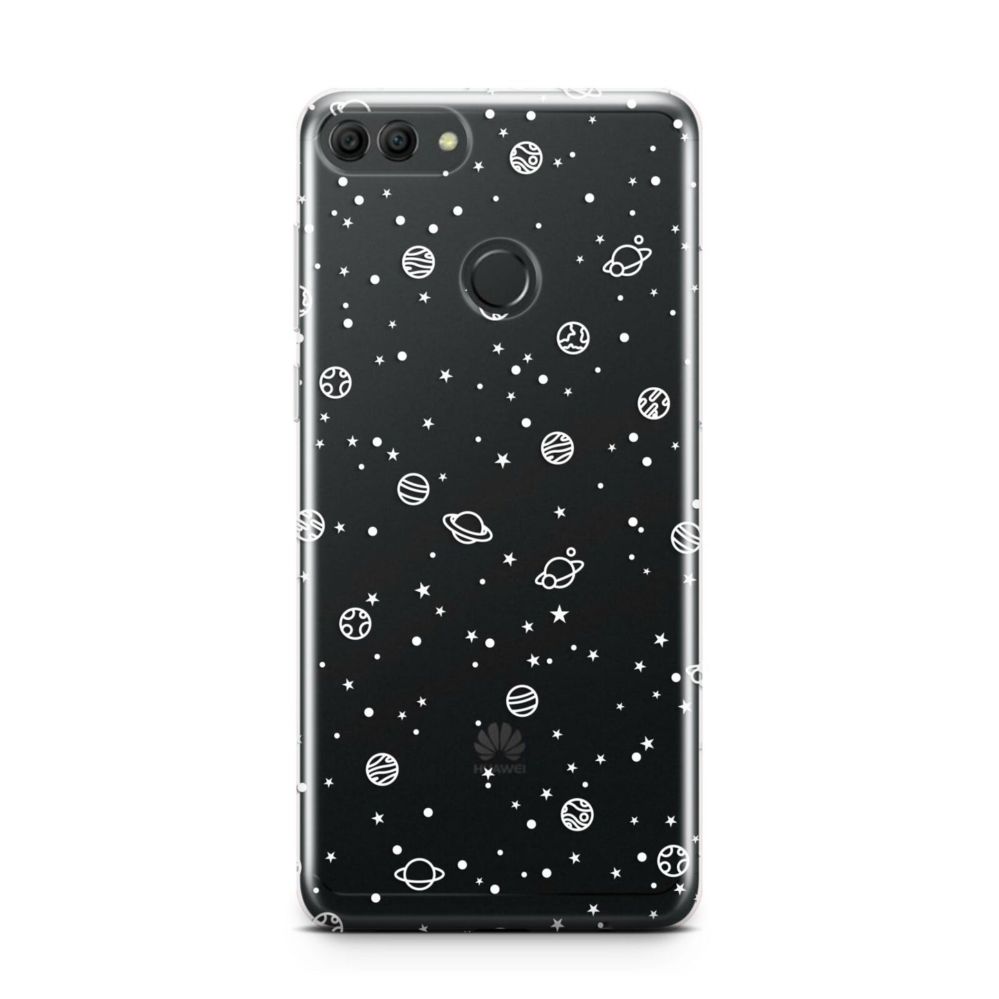 White Planets Huawei Y9 2018