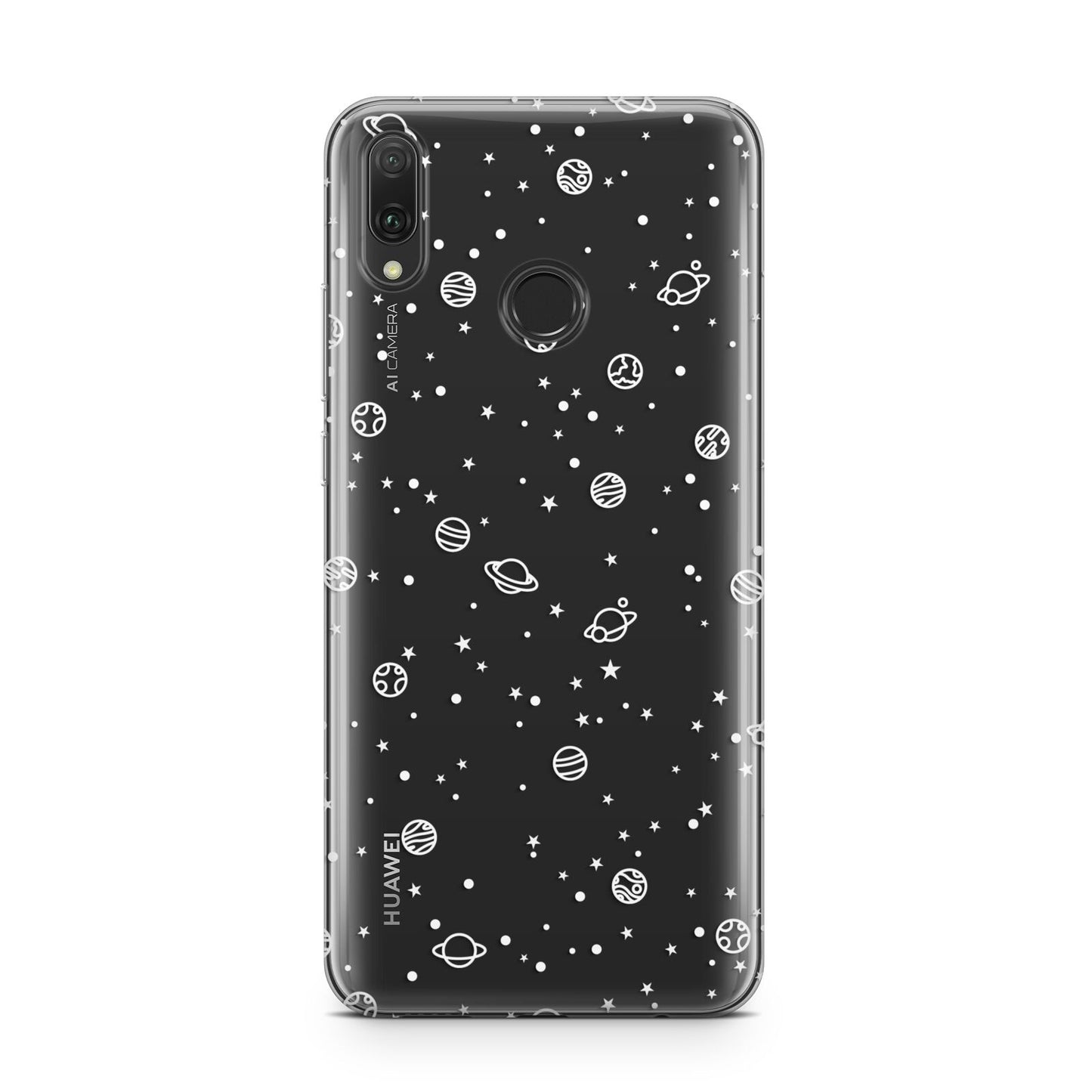 White Planets Huawei Y9 2019