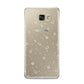 White Planets Samsung Galaxy A9 2016 Case on gold phone