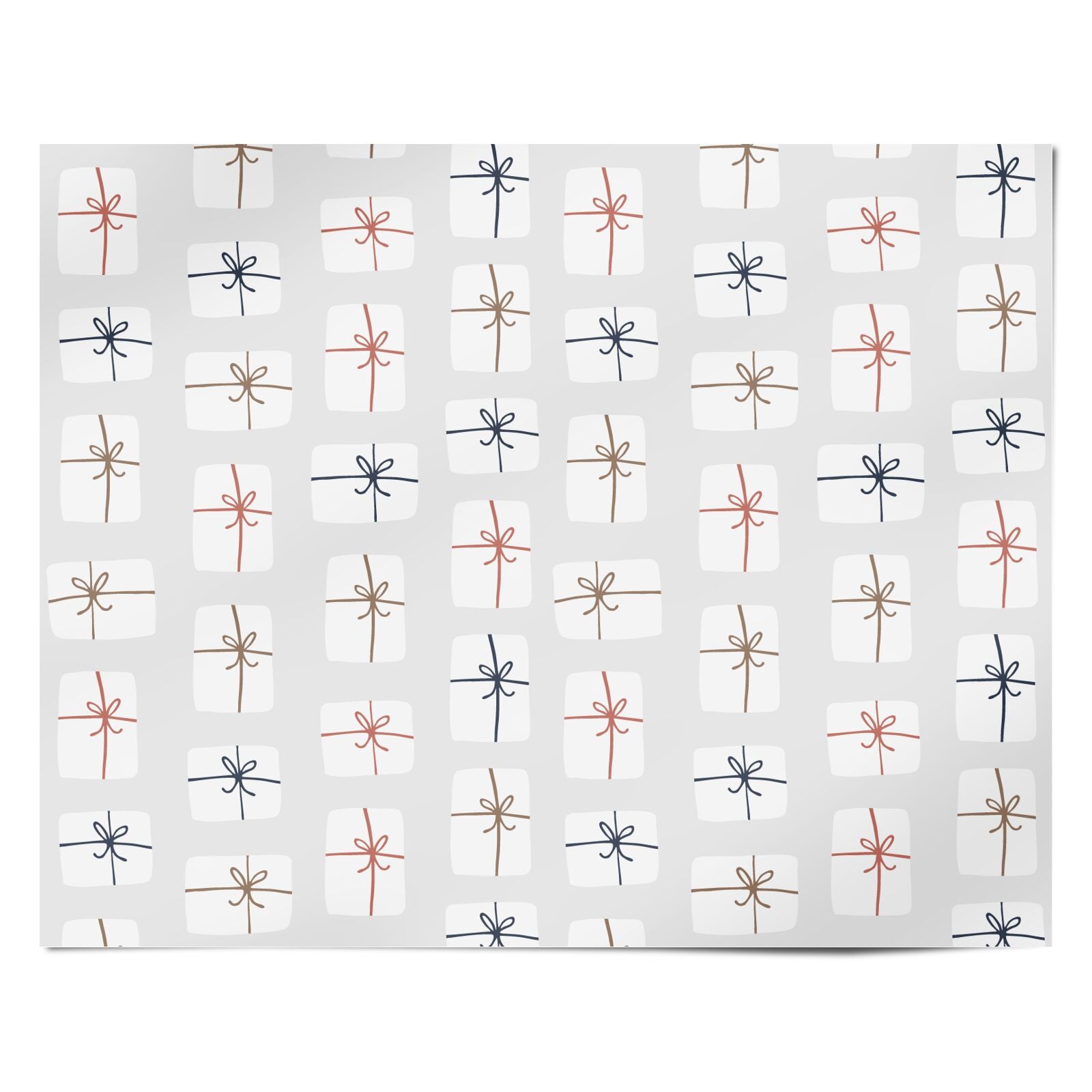 White Presents Personalised Wrapping Paper Alternative