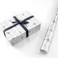 White Presents Personalised Wrapping Paper