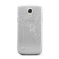 White Spiders Web with Transparent Background Samsung Galaxy S4 Mini Case