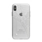 White Spiders Web with Transparent Background iPhone X Bumper Case on Silver iPhone Alternative Image 1